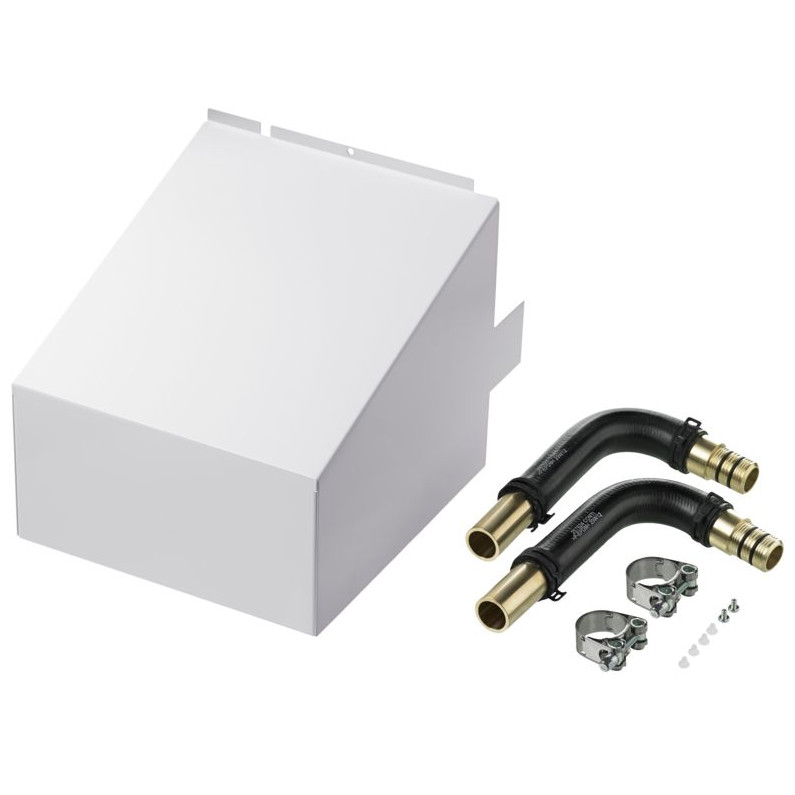 Stiebel Eltron Anschlussset AS-WP 1 Anschluss 32x2,9 mm weiß Abdeckhaube 233622