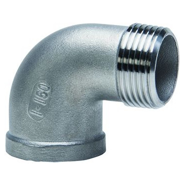 Gebo Edelstahl-Gewindefitting 92 Winkel 90 1-2-Zoll Edelstahl GeboG316 6092-012