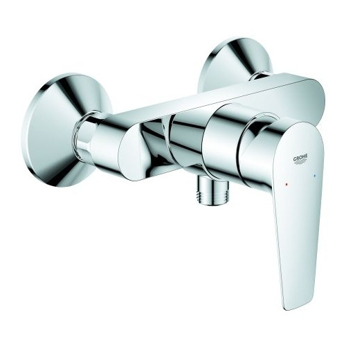 GROHE Einhebel-Brausebatterie BauEdge 23 Wandmontage chrom Long-Life Kartusche 23635001
