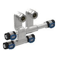 Geberit FlowFit Anschluss-T-Stück Set Siliziumbronze d20-15-20 Eurokonus 619441222