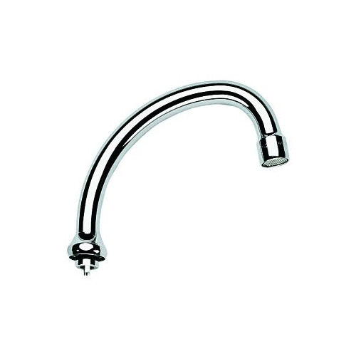 GROHE Rohrauslauf 13076 schwenkbar chrom 140mm Ausladung Mousseur DR-Messing 13076000