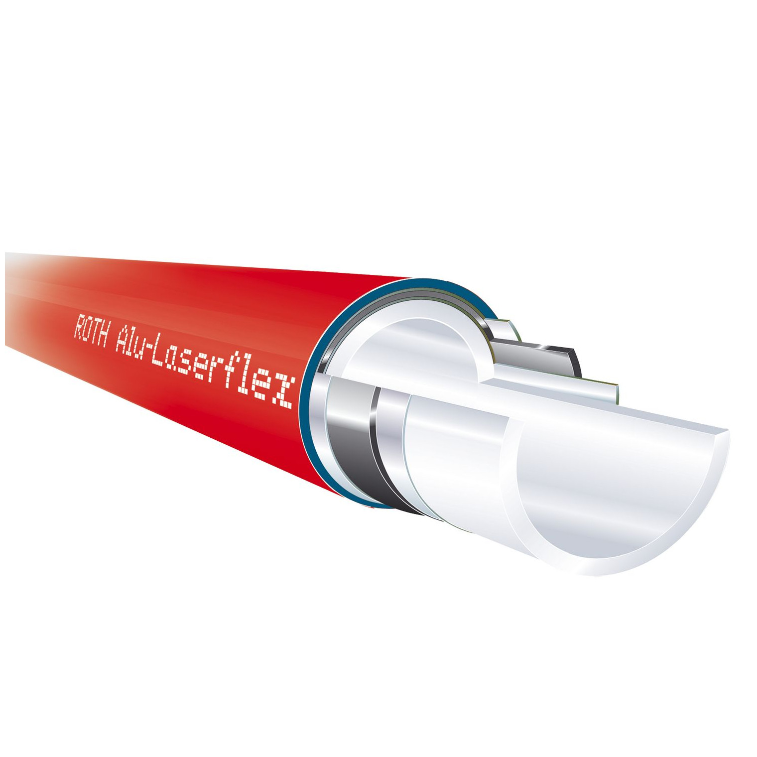 Roth Verbundrohr Alu-Laserflex Systemrohr 14mm 5-Schicht 600m DIN4726 1135002798