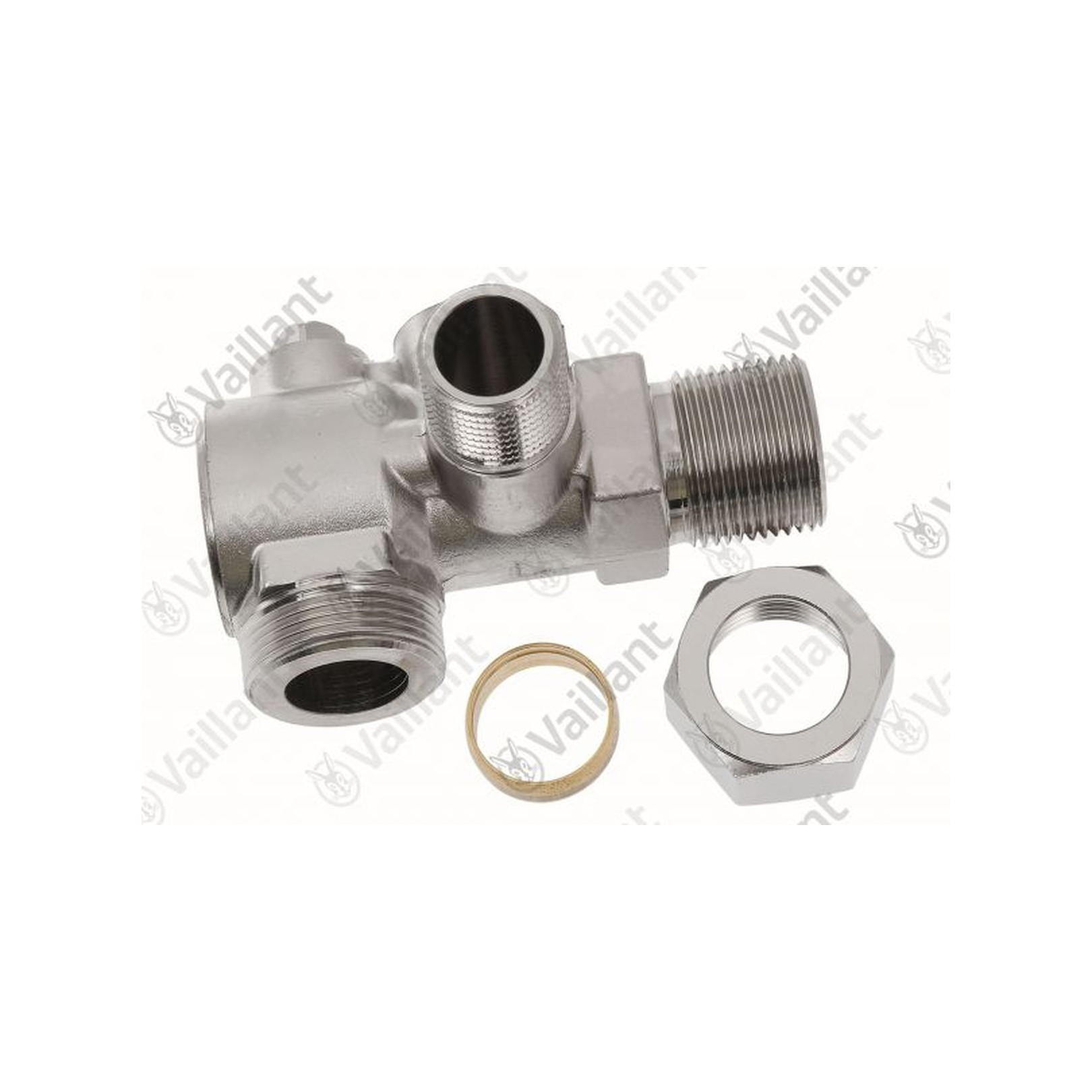 Vaillant Wartungshahn Eck Rp 3/4 Anschlusskonsole VC Installations-Set Unterputz 0020224255