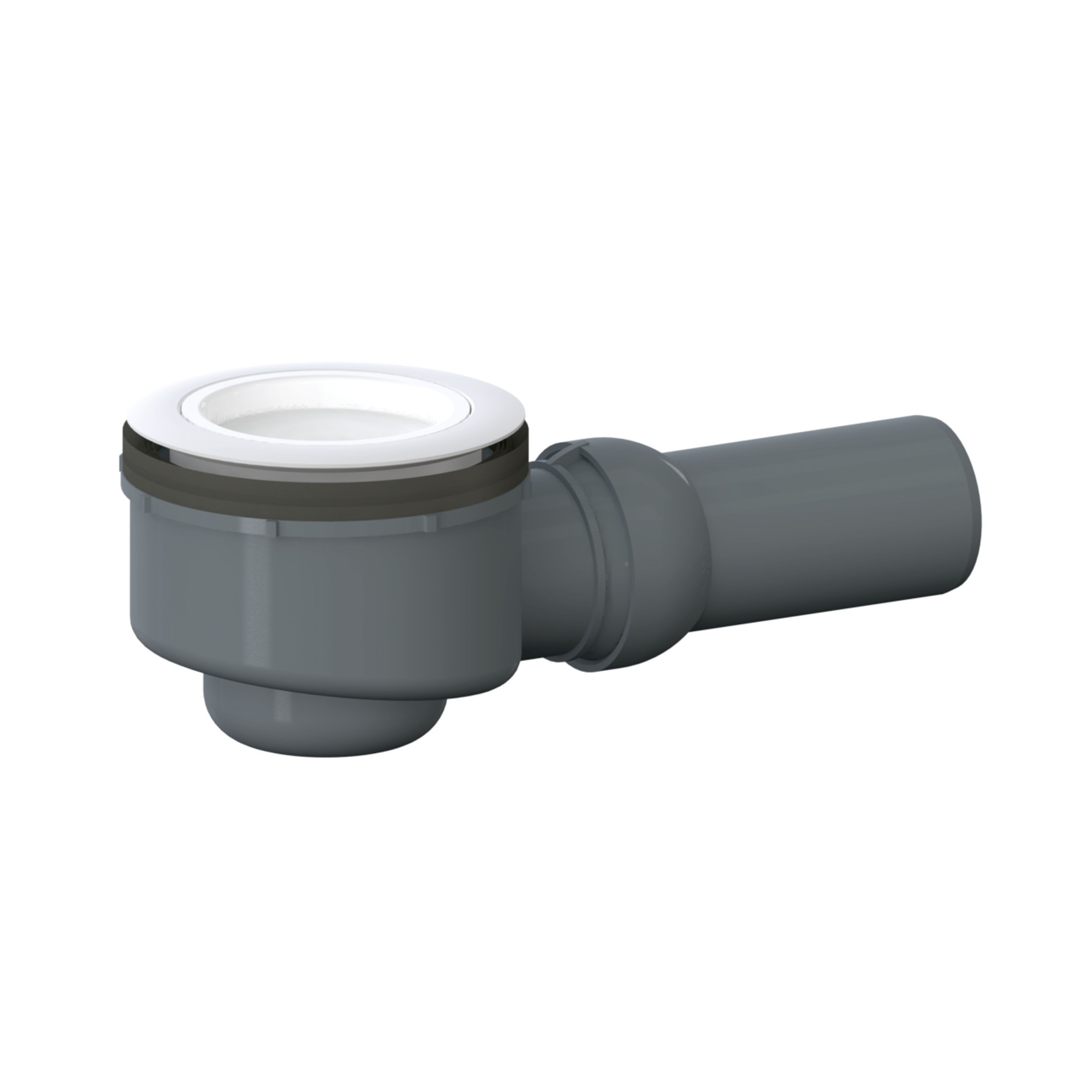 Dallmer Ablaufgehäuse ORIO DN 50 waagerecht niedrig 85 mm Geruchsverschluss Polypropylen 160010
