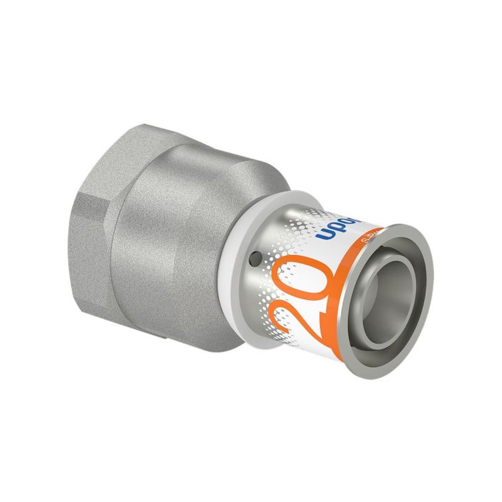 Uponor S-Press PLUS Übergangsmuffe 20mm DN20 3/4 Zoll IG Edelstahlpresshülse DVGW 1070517