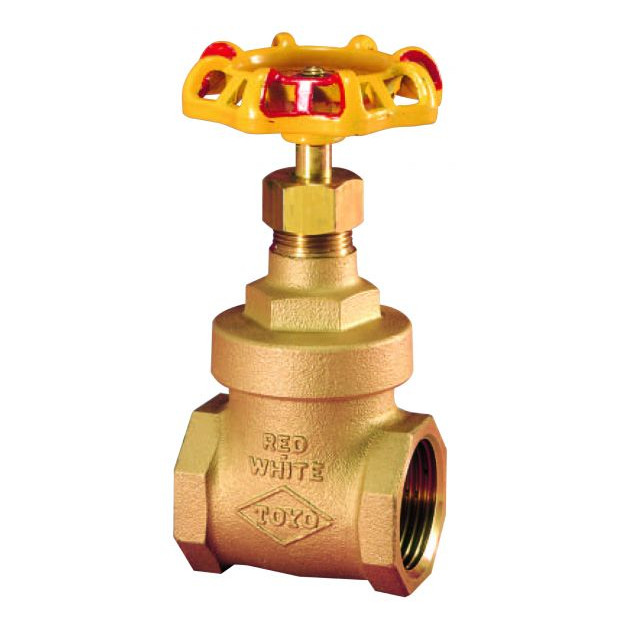 SCHMIDT HERMANN Muffenschieber Rotguss 11-2-Zoll rot-gelb Heizungsarmatur 82003040