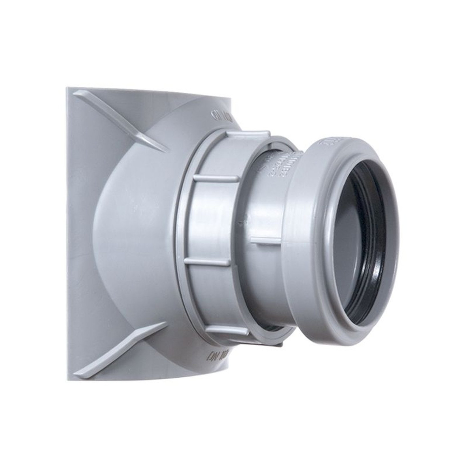 Airfit Schraub-Abzweig DN 110x50 gerade 1-teilig EPDM Abdichtung Fallrohranschluss 21050AZ