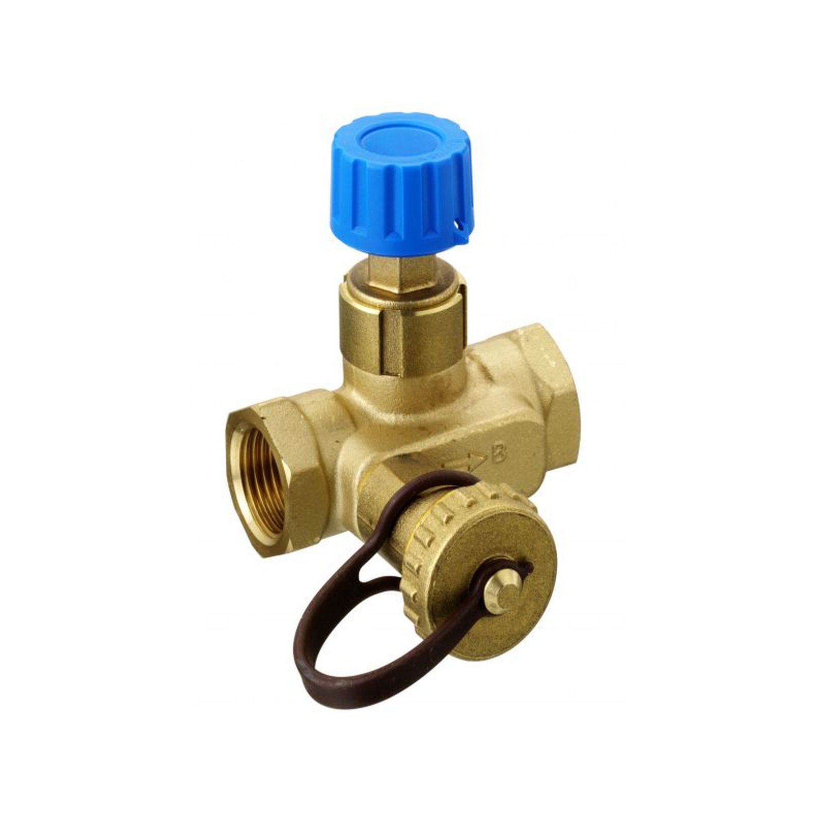 Danfoss Strangabsperrventil USV-M 50 Rp 2 Messing PN16 Entleerungshahn 003Z2153