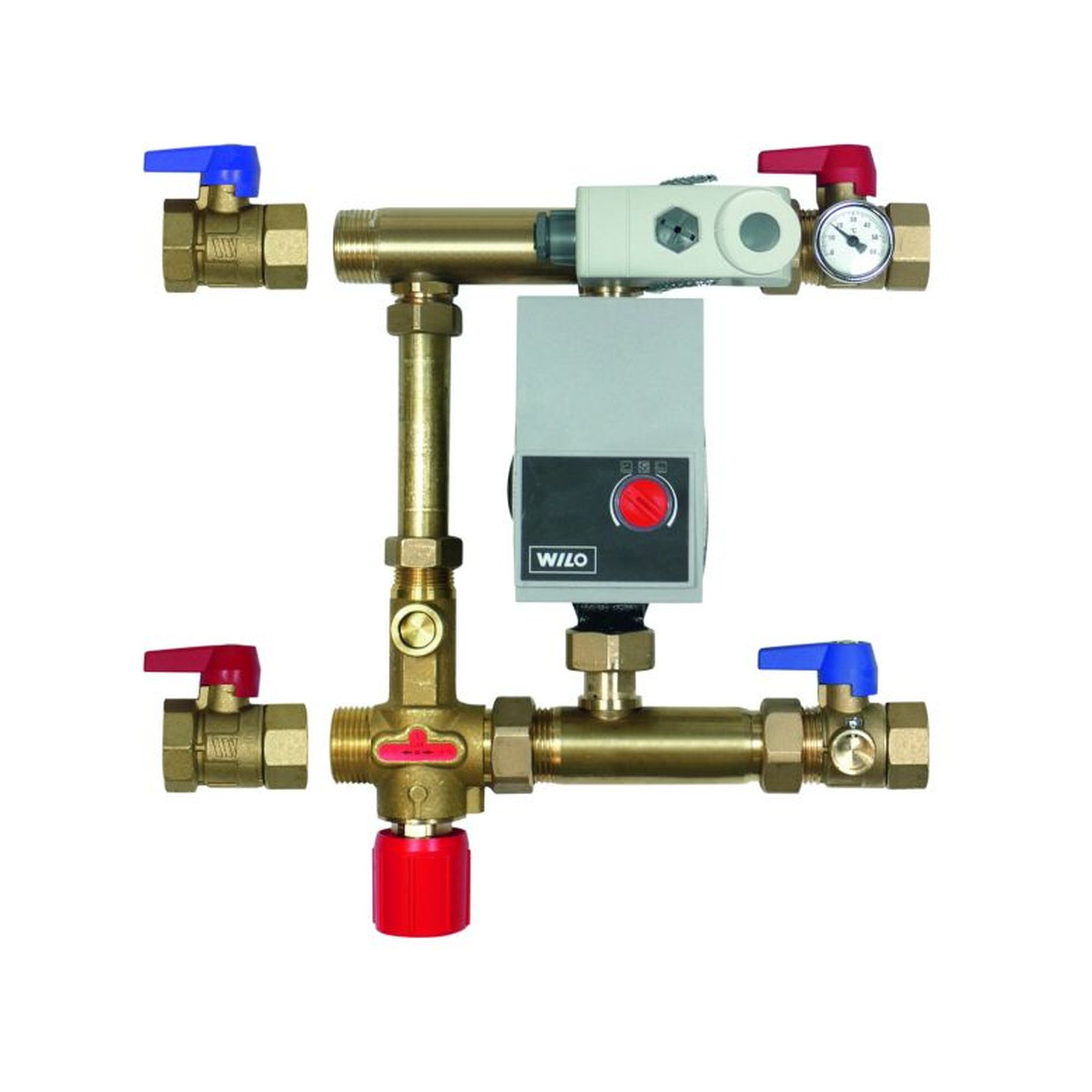 Festwert Regelstation mit hocheffizenz Pumpe Mischer für Vorlauftemperatur