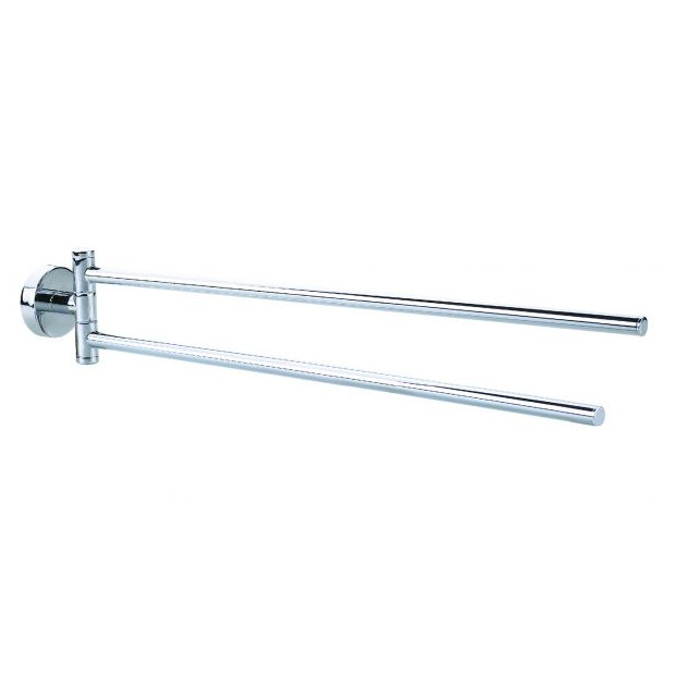 NIE WIEDER BOHR Handtuchhalter zweiarmig PRO 020 verchromt P02203