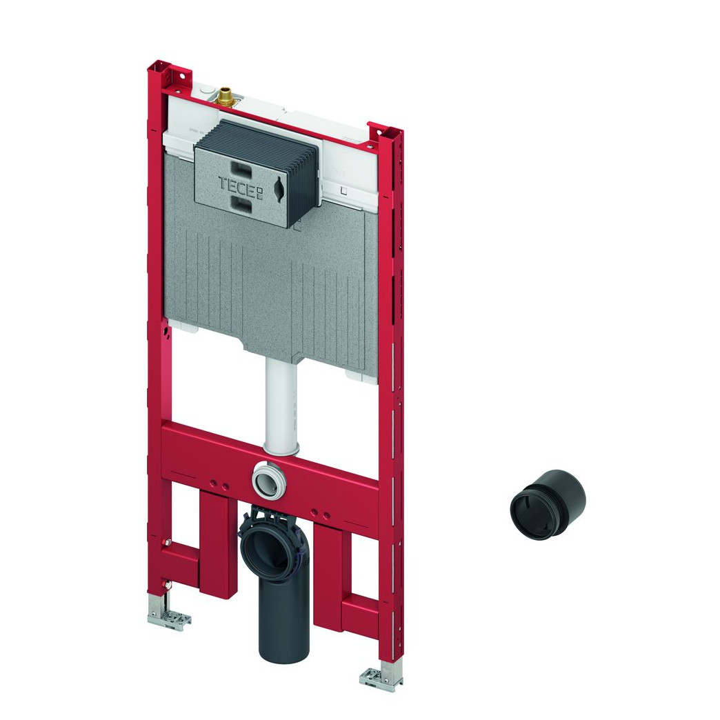 TECE WC-Modul TECEprofil Octa II-Spülkasten 8cm Bauhöhe 1120mm easy fit Betigungsplattenmontage 9300505