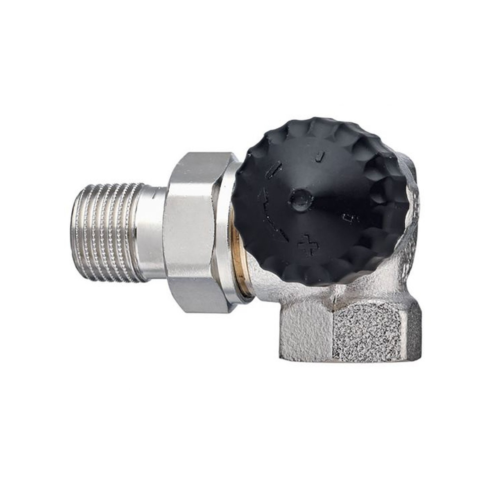 Heimeier Thermostatventil Ventilunterteil Winkeleck Rotguss rechts geringer Widerstand 1/2 Zoll 2340-02.000