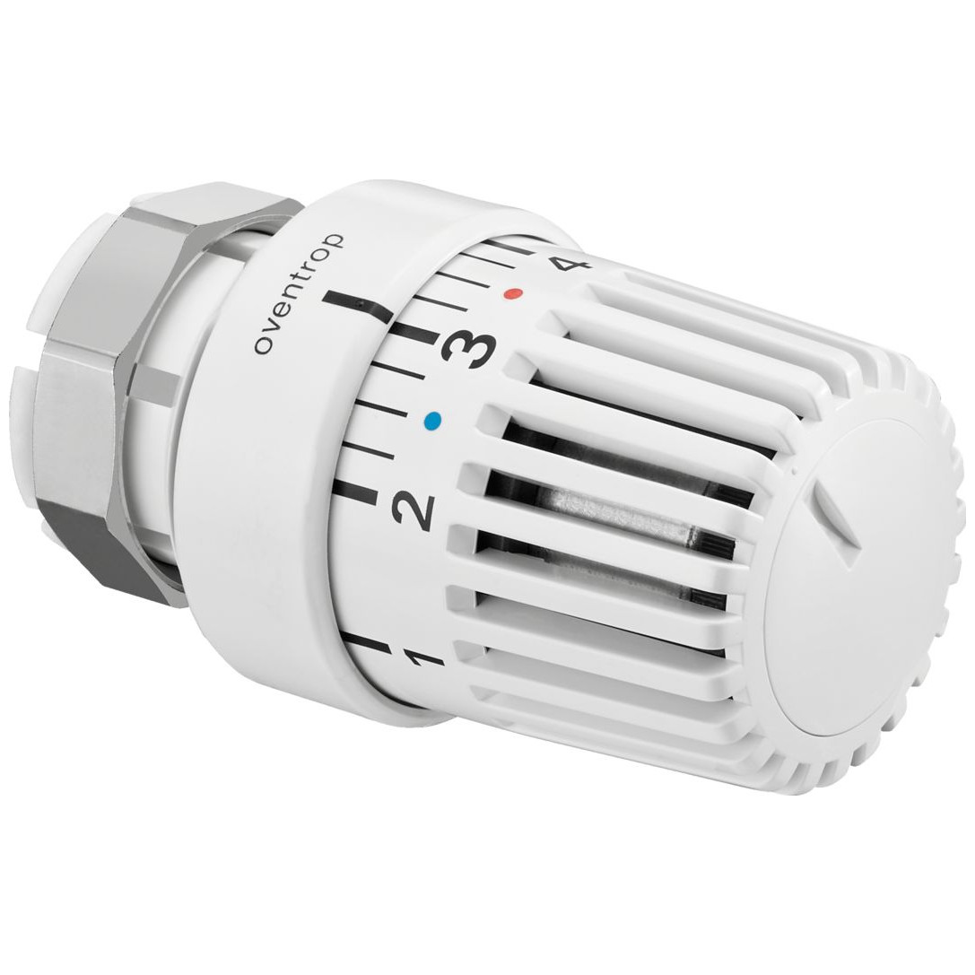Oventrop Thermostatkopf Uni LV Vaillant Flüssig-Fühler weiß individüll einstellbar Frostschutz 1616001