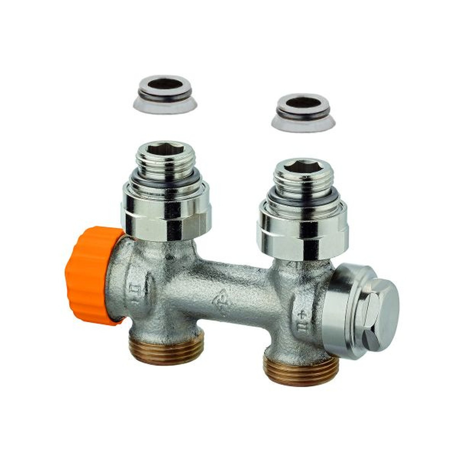 IMI Heimeier Multilux V Eclipse 3865-02.000 Thermostat-Ventilunterteil Durchgangsform automatische Durchflussregelung G-3/4 Rp-1/2