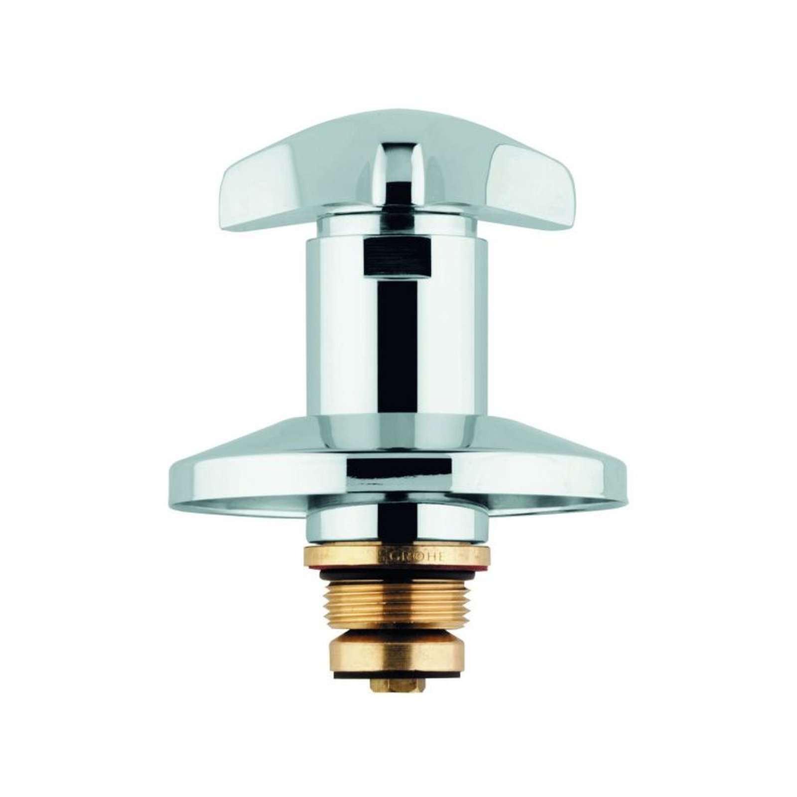 GROHE Oberteil Trecorn DN20 3/4 Zoll rot chrom UP-Ventil Trecorngriff Hersteller-Artikelnummer 11505000