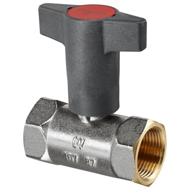 OVENTROP Hochtemperatur-Kugelhahn Optibal DN20 PN16 Messing Knebelgriff 1078706