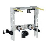 Geberit Vorwandelement Kombifix Waschtisch Standarmatur Stahl 35x40x8 cm 457430001