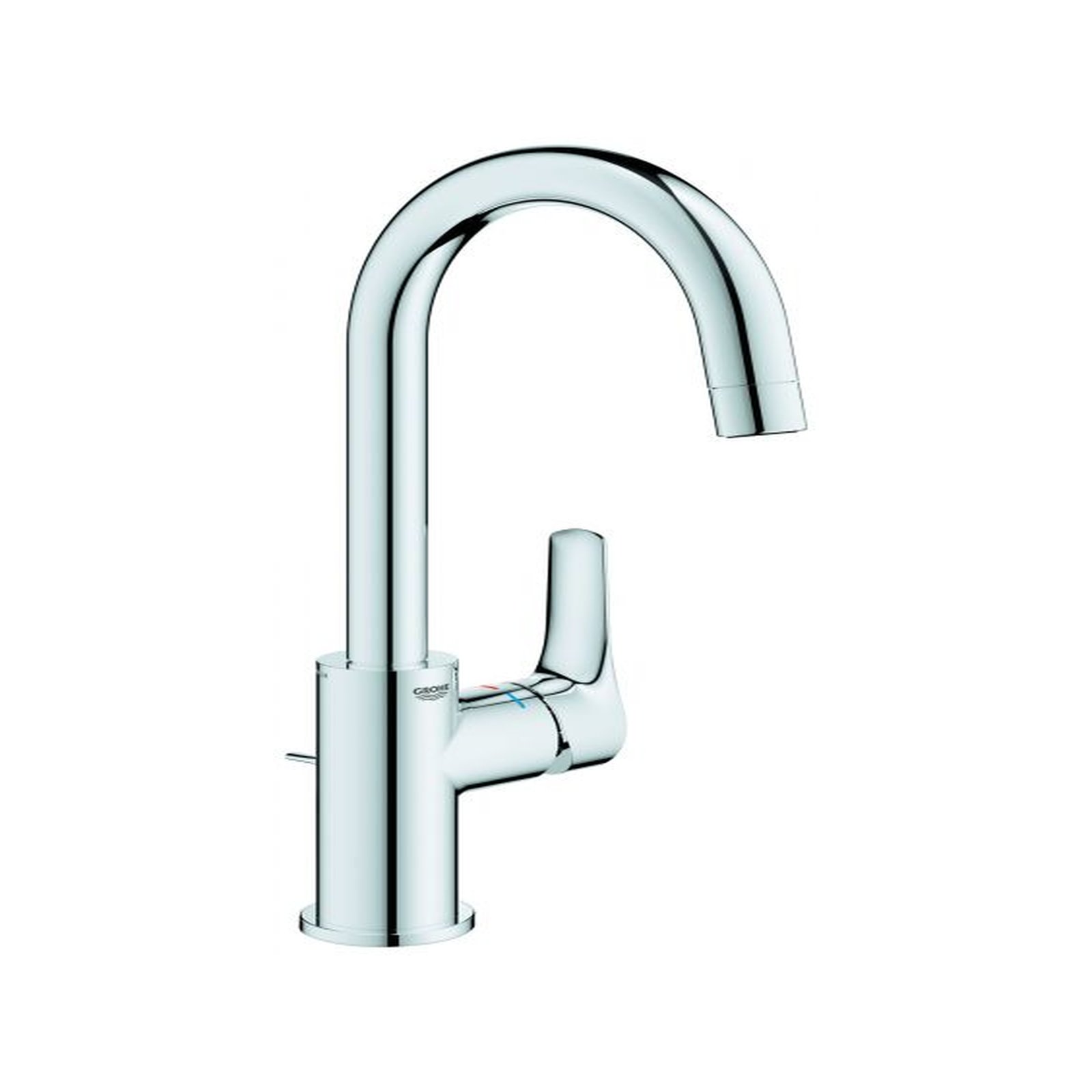 GROHE Waschtischmischer Eurosmart L-Size Einhebelmischer chrom Ablaufgarnitur Zugstange 360 Grad 23537003