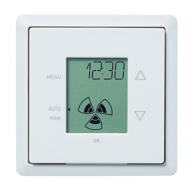 Zehnder Bedieneinheit ComfoSense 67 ComfoAir 160 180 200 225 350 550 Display 6 Tasten RAL9016 655010215