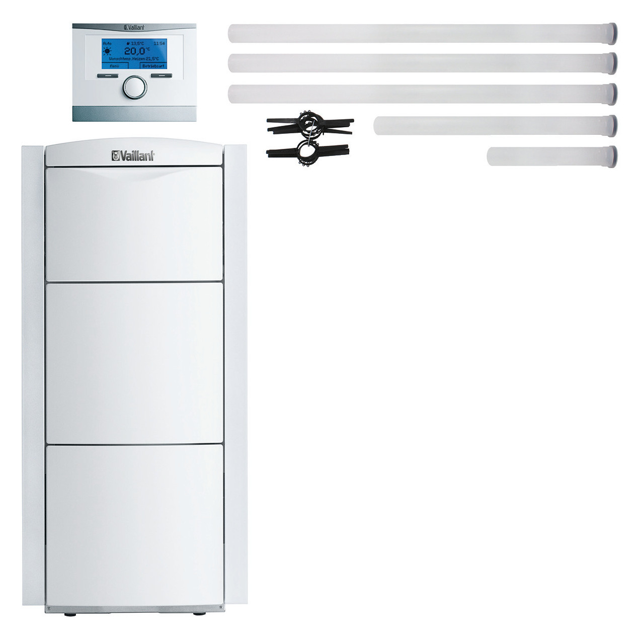 Vaillant ecoVIT exclusiv VKK 286/4 Gas-Brennwertkessel Paket VRC 700/6 Luft-Abgas starr 0010029803