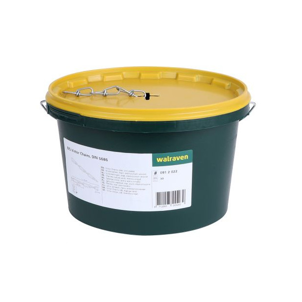 Walraven Knotenkette DIN 5686 2x28mm Stahl verzinkt 400N 0912022