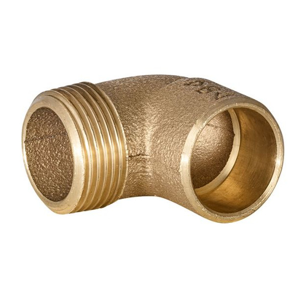 IBP Winkel 90 Grad Rotguss Serie4000 4092G 12x1-2 AG Innenlötende Aussengewinde DVGW 4092G012004000