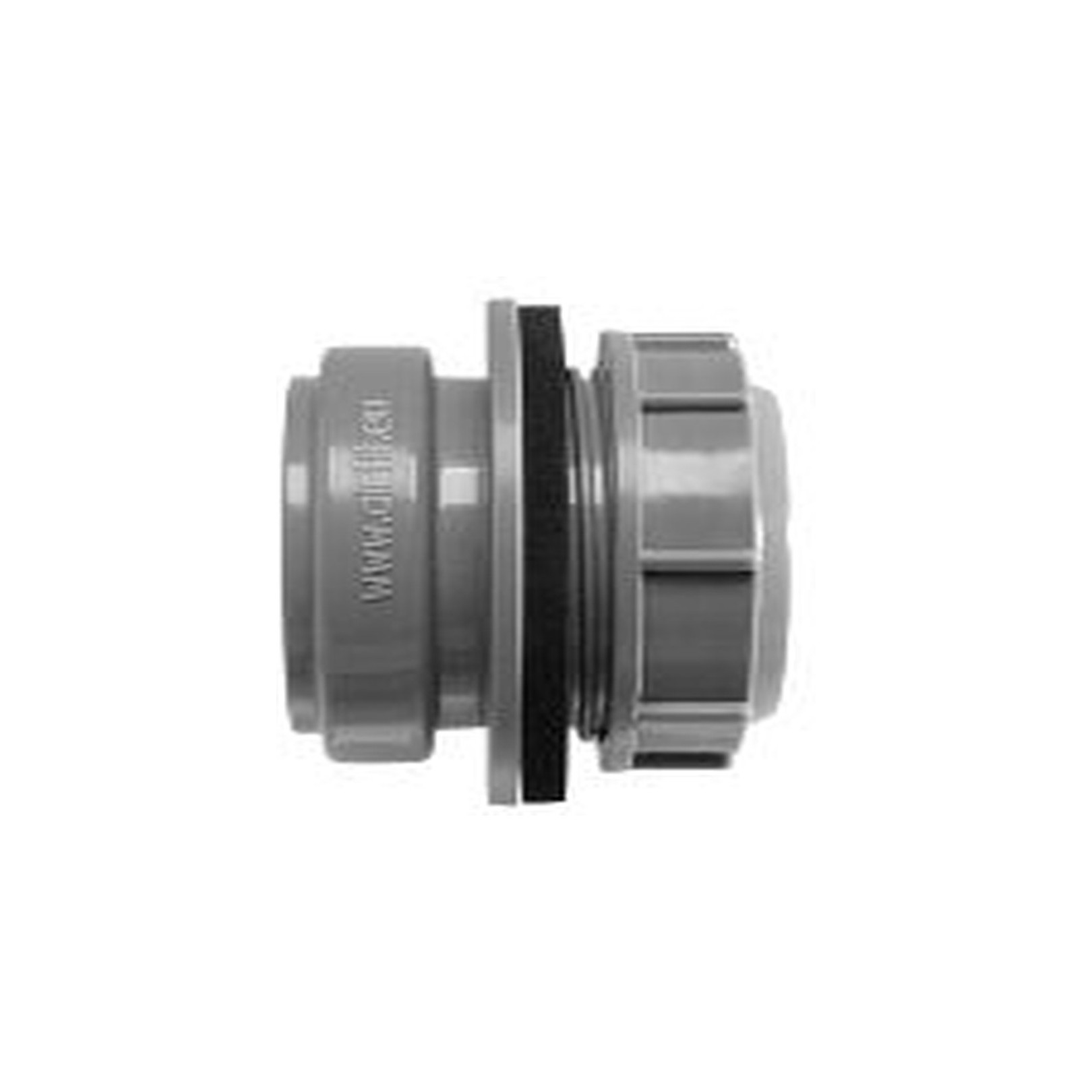 Airfit Anschraub-Muffe DN 50 grau PP Kunststoff-Reinigungsdeckel geprüft DIN 4102-B2 50000AM