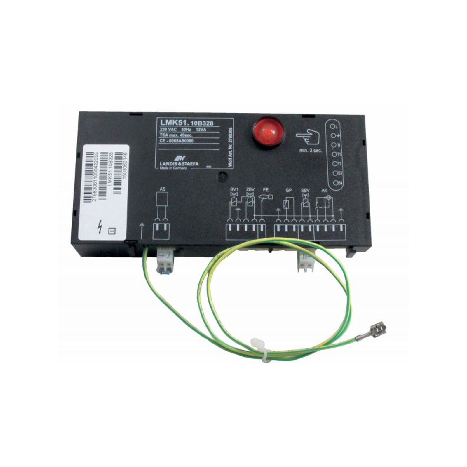 Wolf Gasfeuerungsautomat LMK51.10B328 NG-4E CNG FNG Ersatz 8902556 279830699