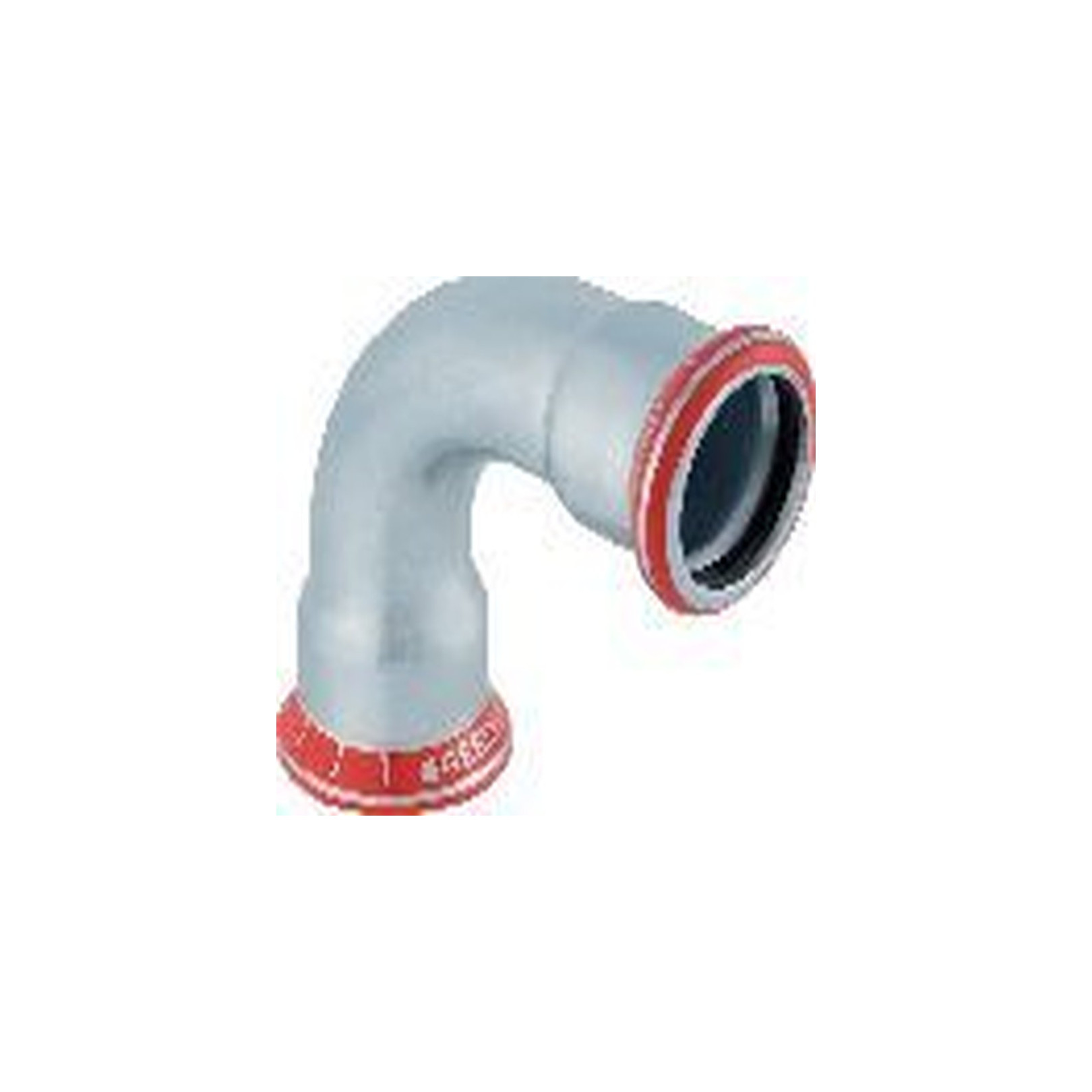 Geberit Mapress C-Stahl Bogen 90 Grad d35 verzinkt Pressindikator 23106