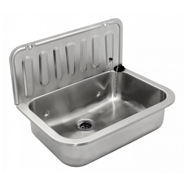 Schmidt Hermann Ausgussbecken Edelstahl 495x367x325mm robust hygienisch 80200400