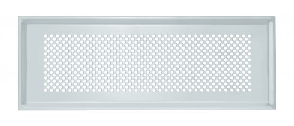 Zehnder Design-Abdeckgitter ComfoGrid Venezia Edelstahl 350x130mm Lochdesign 990322087