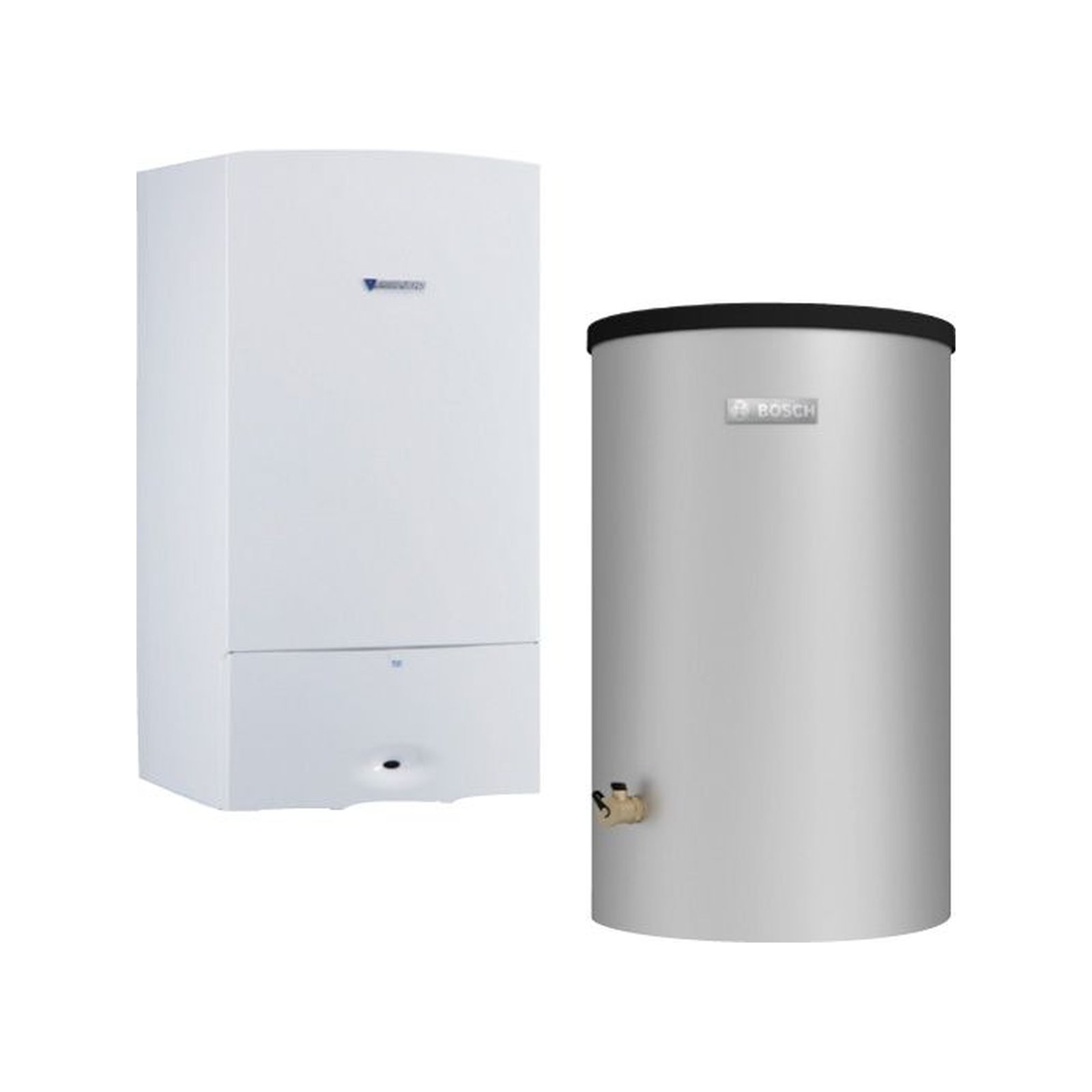 Bosch Gas-Heizwertpaket ZWR18-120-7 KE23 18 kW Warmwasserspeicher 7739622367