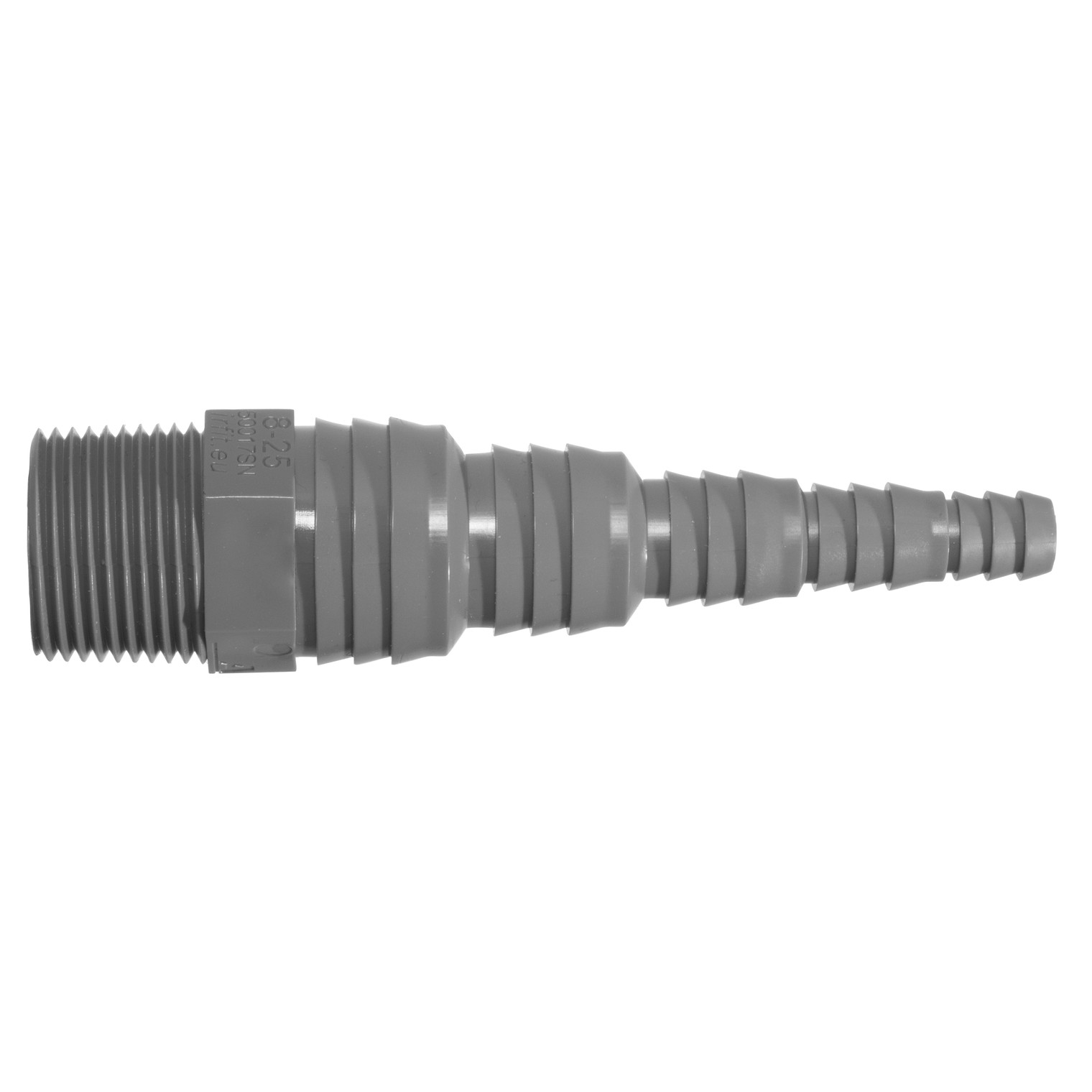 Airfit Pumpennippel 3/4 Zoll AG x 25-8 mm PVC Universal DN20 PN2 50017SN