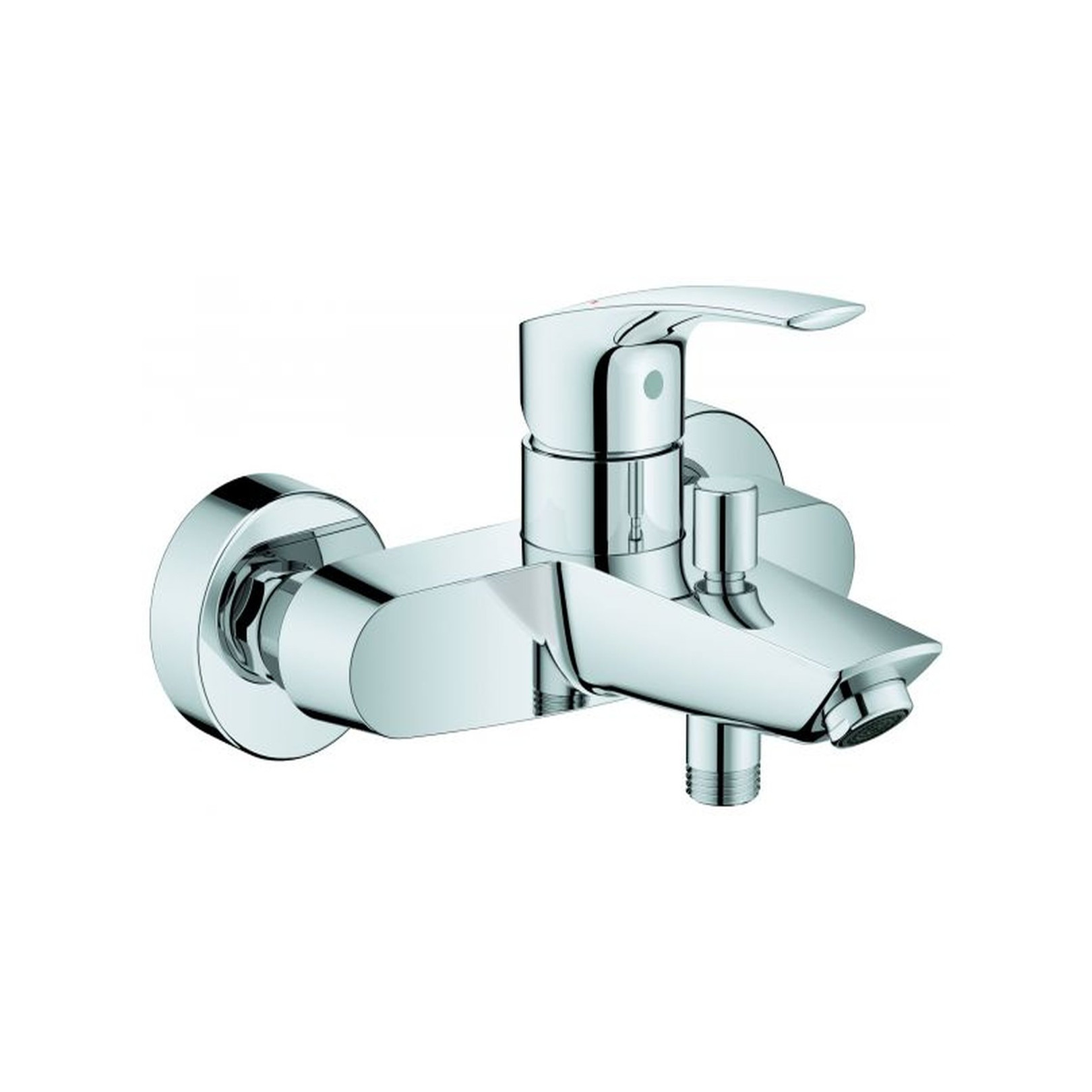 Grohe Eurosmart Einhebel-Wannenbatterie Wandmontage eigensicher chrom 33300003