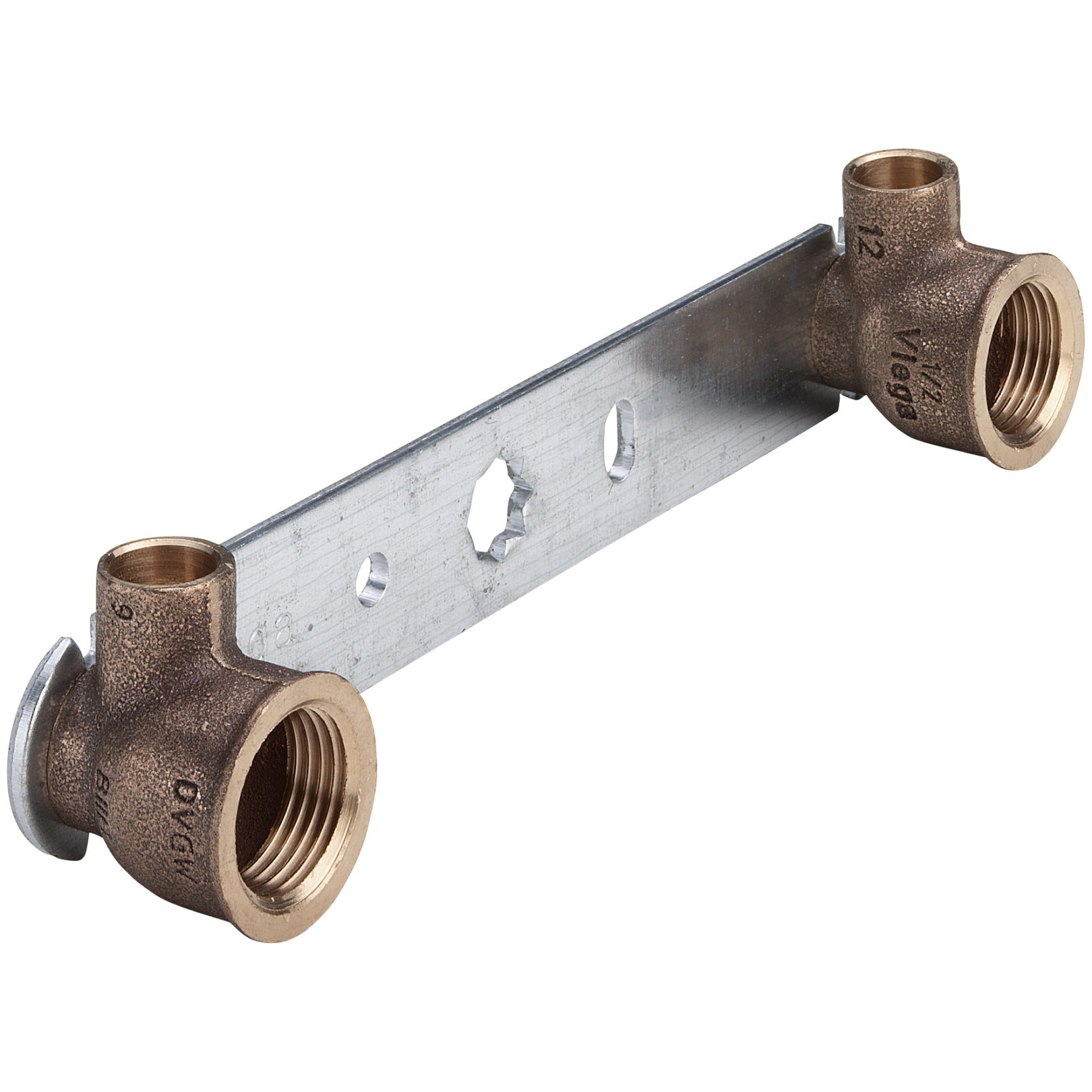Viega Montageeinheit Gemini 94476.05 15x1-2x150 kurze Winkel flacher Halter 104986