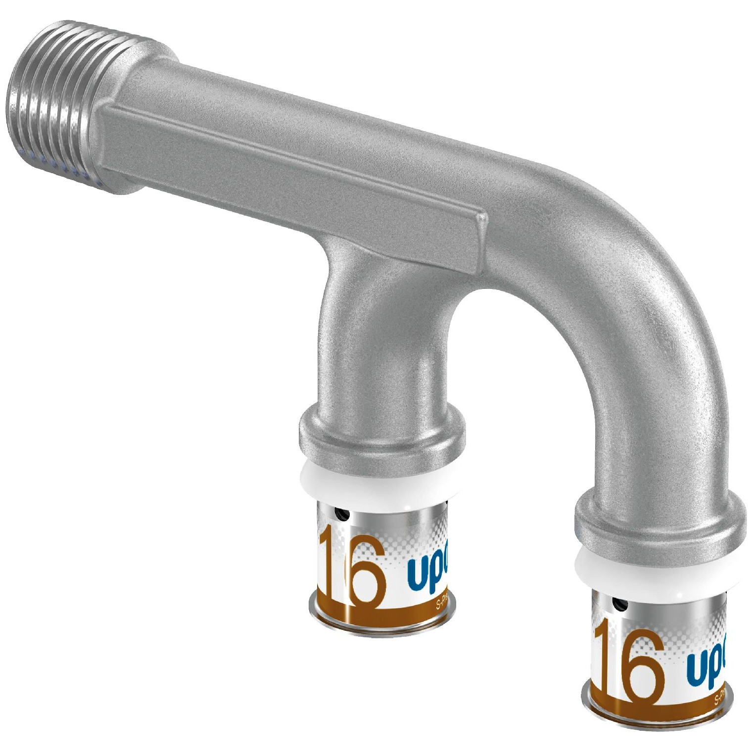 Uponor S-Press PLUS U-Armaturenanschluss 20 mm DN20 3/4 AG Pressmuffe Messing verzinnt 1070637