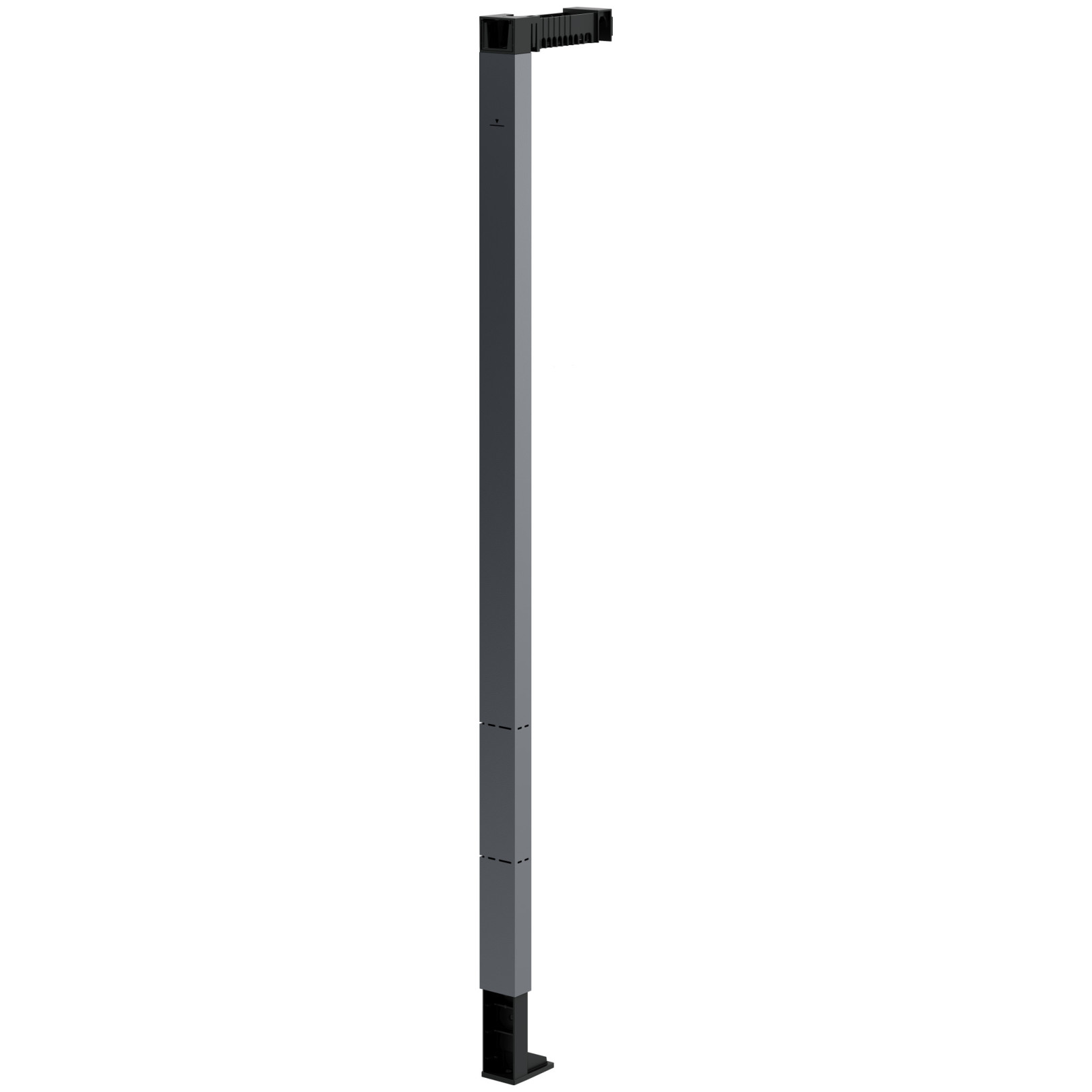 Viega Zwischenkonsole Prevista Dry 8570.48 Bauhöhe 820-1300 mm Fussbremse Stahl pulverbeschichtet 785901