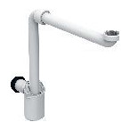 Geberit Geruchsverschluss Tauchrohr Raumsparmodell d32 G 1 1-4 weiss-alpin 151116111