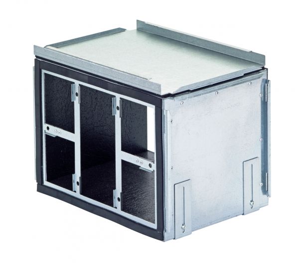 Zehnder Umlenk- und Verteilerkasten ComfoWell CW320 Schalldämmend 320x230x230mm verzinkt 990323531