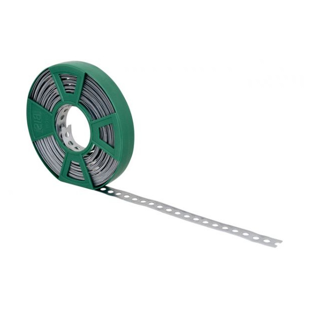 Walraven Montageband verzinkt 17x1,0 mm 10 m Lochbild 7,0 mm 0830017
