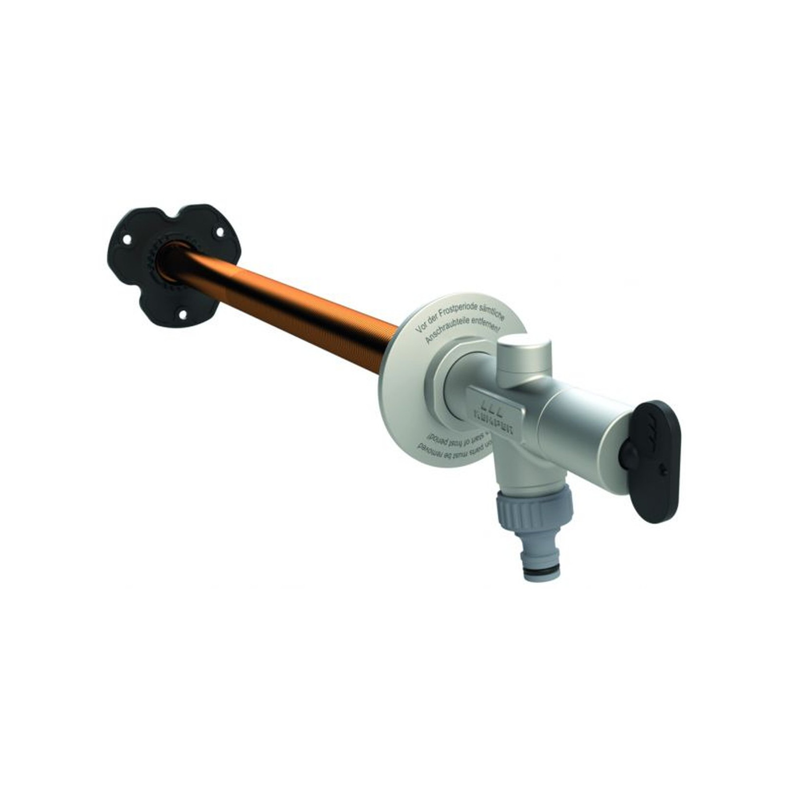 Kemper Frostsichere Außenarmatur FROSTI Bausatz Steckschlüssel DN15 150-415mm 5780301500