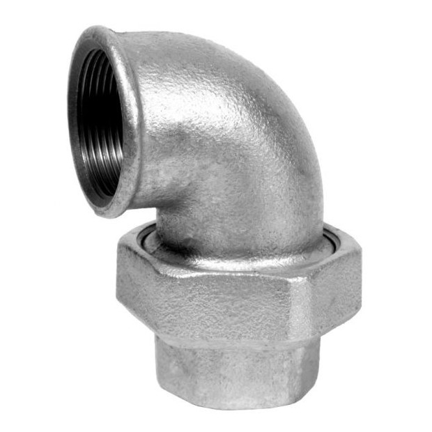 SCHMIDT HERMANN Temperguss Verschraubung Verzinkt W-Verschr.Nr.95 3-4 Zoll Flachdichtend 13095020