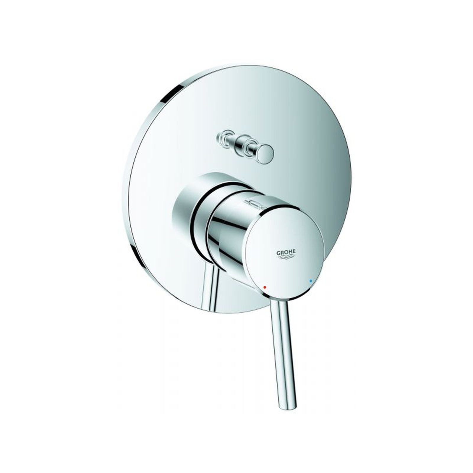 GROHE Einhebel-Wannenbatterie Concetto 24054001 Fertigmontageset Rapido SmartBox Chrom 27 l/min