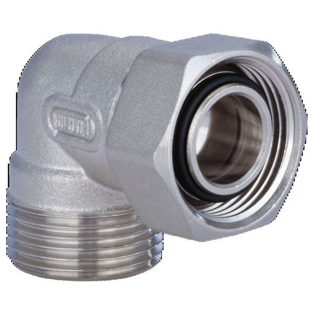 HUMMEL Kupplungswinkel Eurokonus G3/4 Ueberwurf G3/4 Messing vernickelt 2552123401