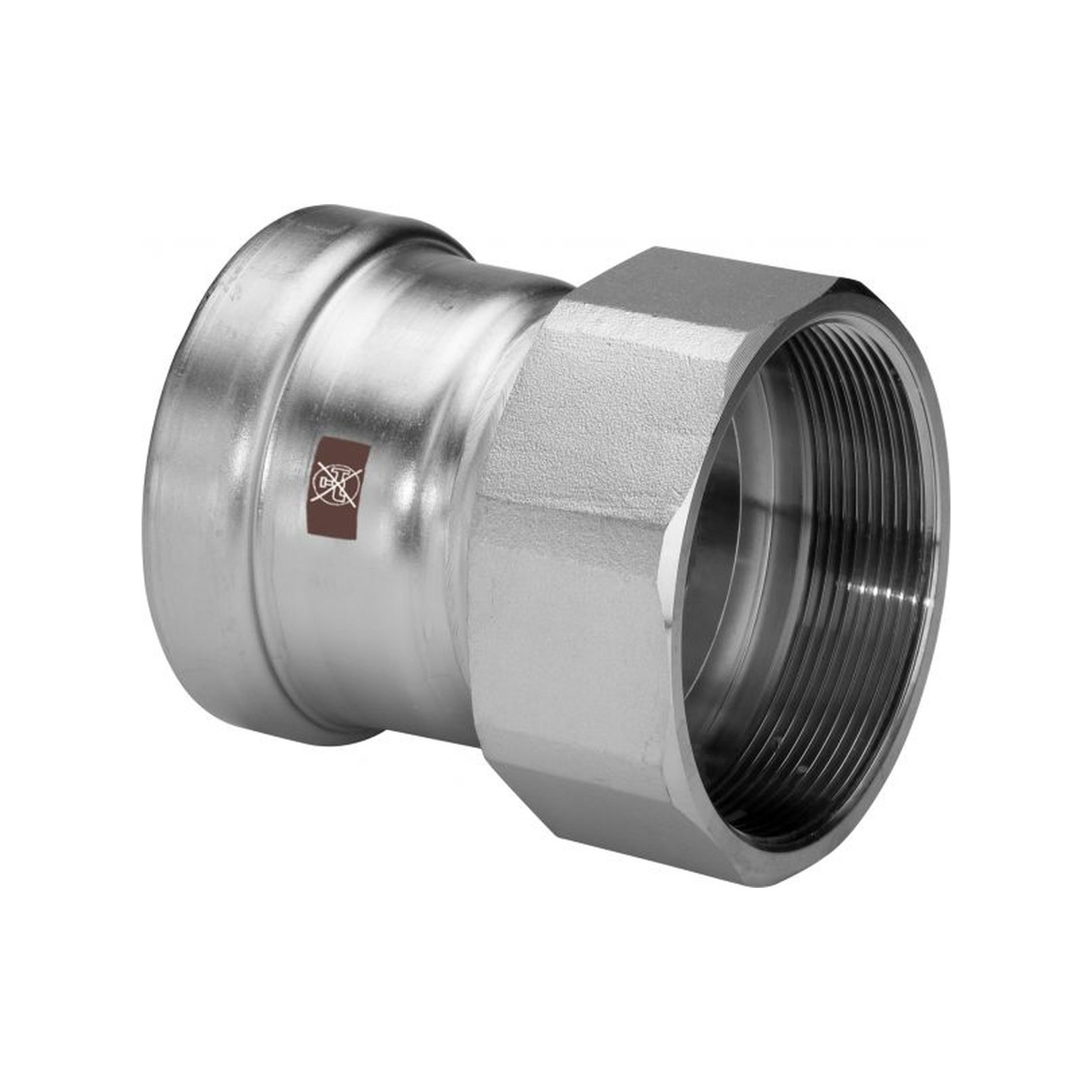 Viega Temponox XL 1712XL Uebergangsstueck SC-Contur Edelstahl Innengewinde EPDM 811914