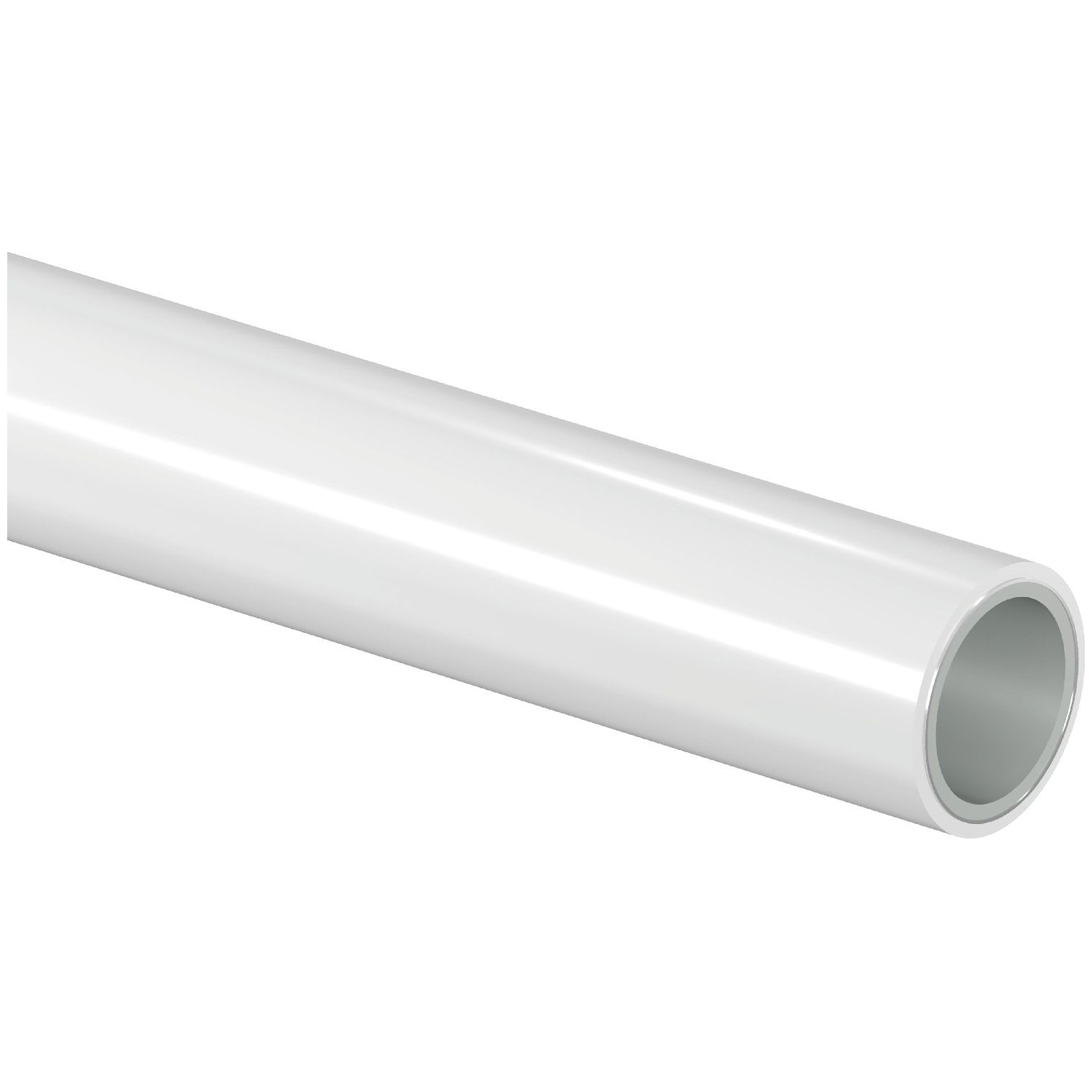 Uponor MLC Rohr weiß S Ø50mm x 4,5mm PE-RT Mehrschichtverbundrohr 5m DVGW 1013449