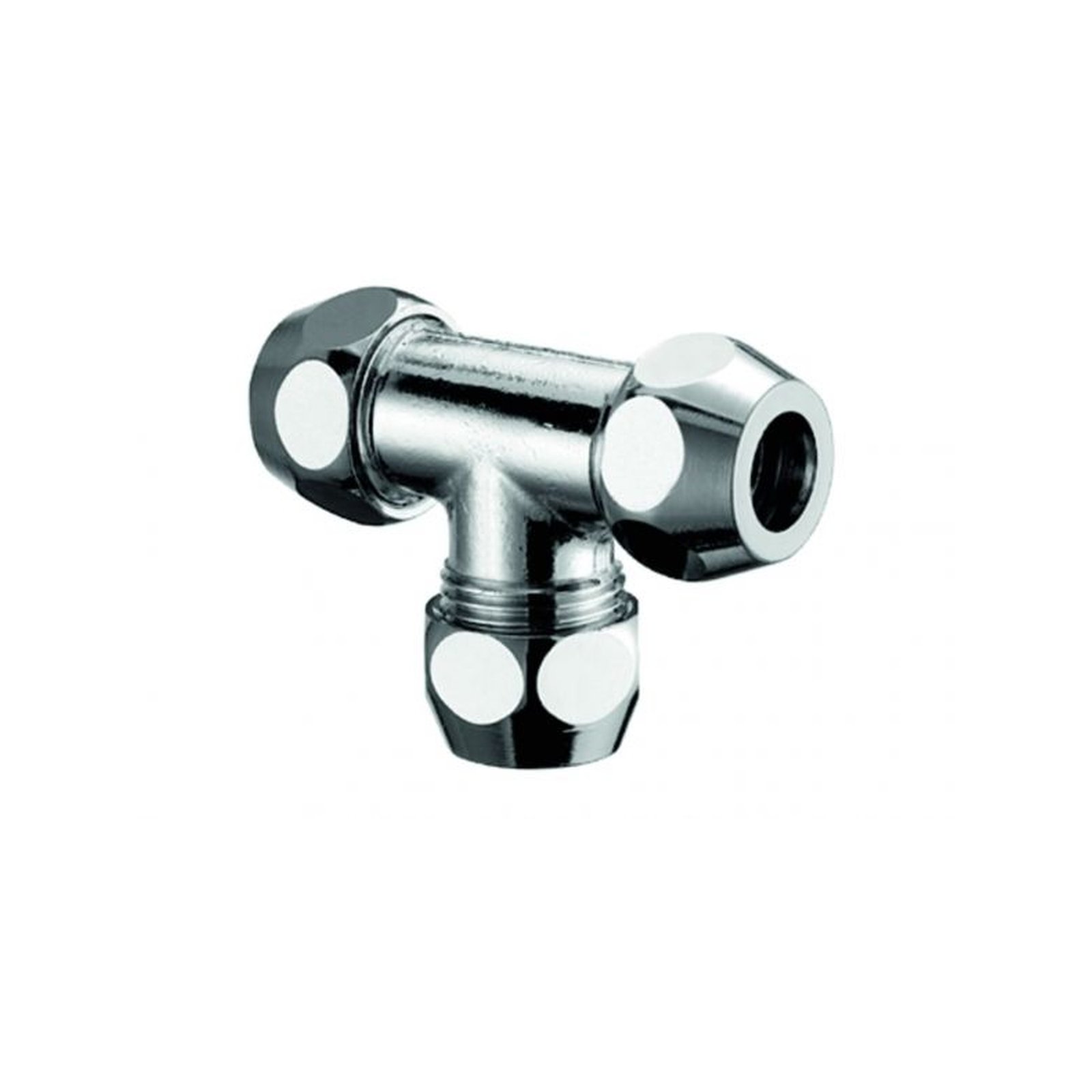 Schell T-Verschraubung 3/8 ZollAG d 8 mm chrom Messing Quetschverschraubung Hersteller-Artikelnummer 064540699