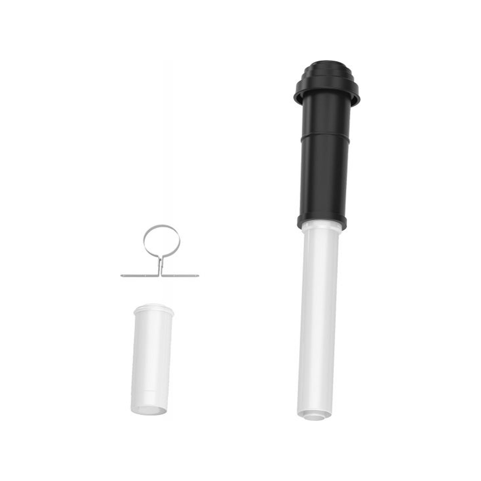 Bosch Dachdurchführung FC-Set80-C33x 80/125 mm schwarz Anschluss oben Grundbausatz 7738112660 Bosch Dachdurchführung FC-Set80-C33x 80/125 mm schwarz Anschluss oben Grundbausatz 7738112660
