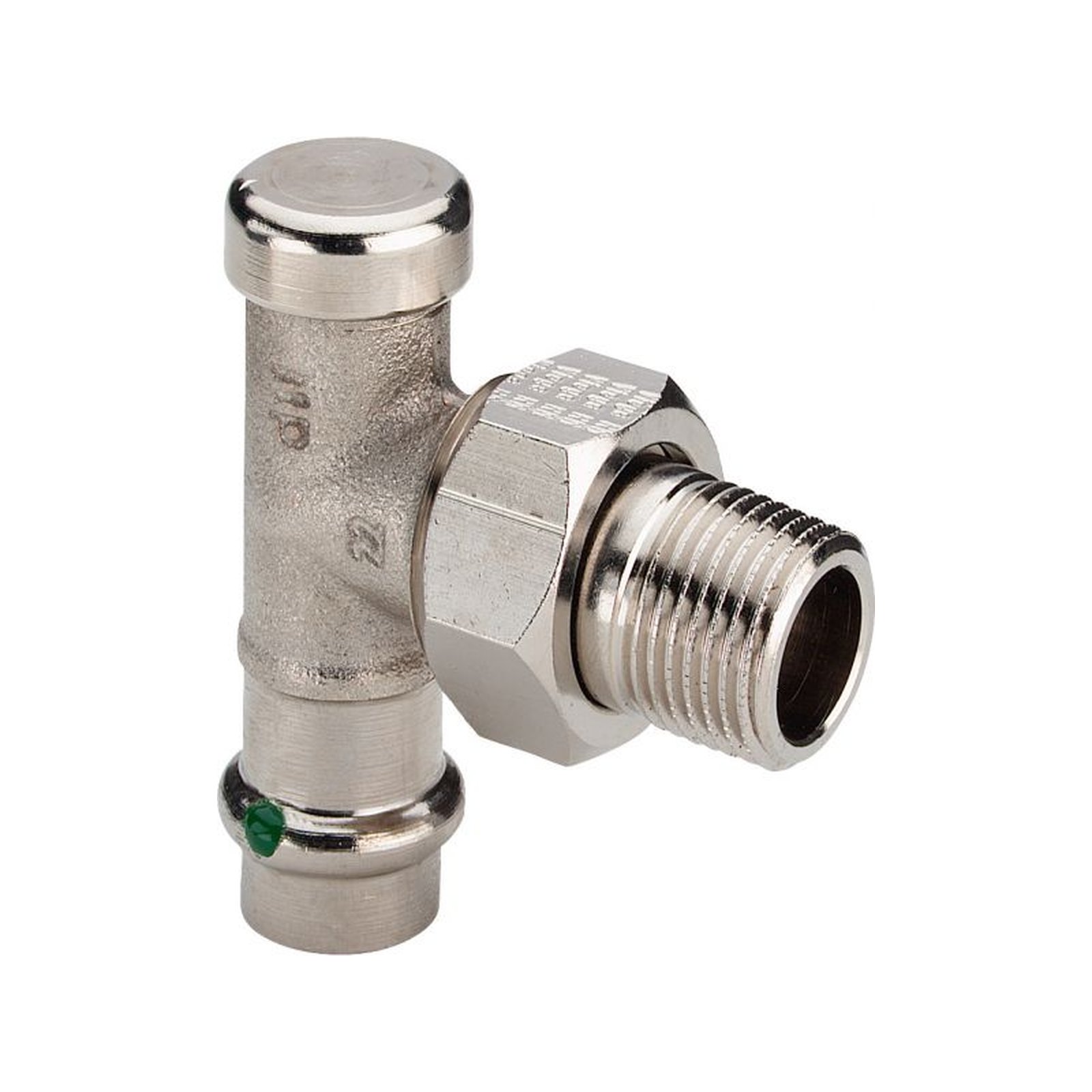 Rücklaufverschraubung VIEGA 2272.1 1/2x15 Winkelform 326357