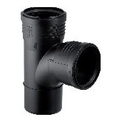 Geberit Silent-PP Bogenabzweig DN100 87,5 Grad d110 schalloptimiert 390555141